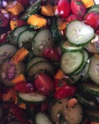 Dawn Shepard | East African Mango and Cucumber Salad